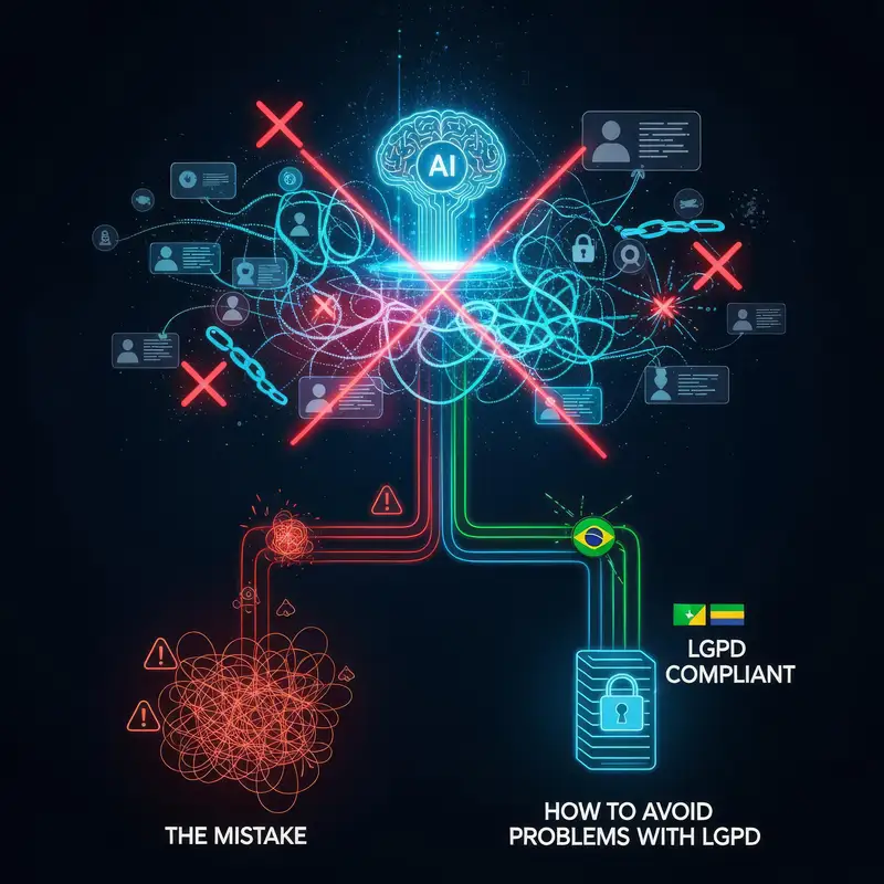 O erro que empresas brasileiras cometem ao integrar IA e LGPD — e como evitar multas