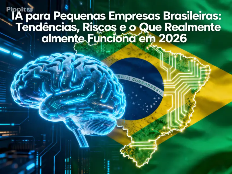 Inteligência artificial para pequenas empresas brasileiras — tendências e dados 2026